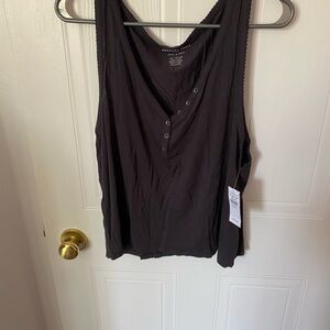 NWT - American Eagle Women's Black Sleeveless Top